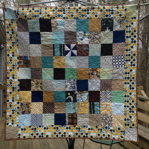 Scrappy Animal Baby Quilt