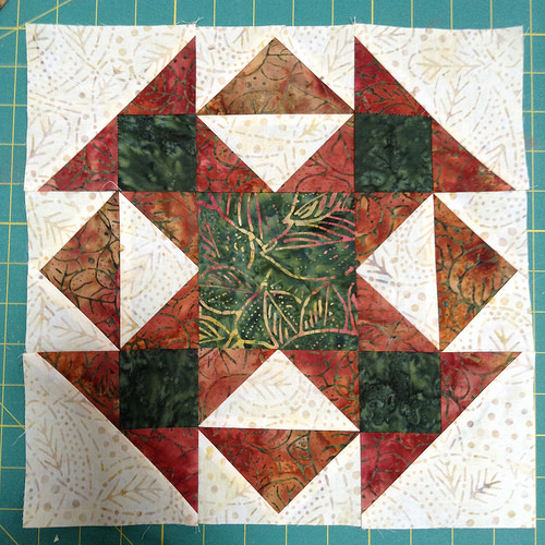 Mum Medallion block 2