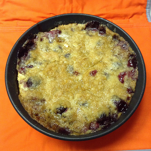 Homemade Cherry Cobbler