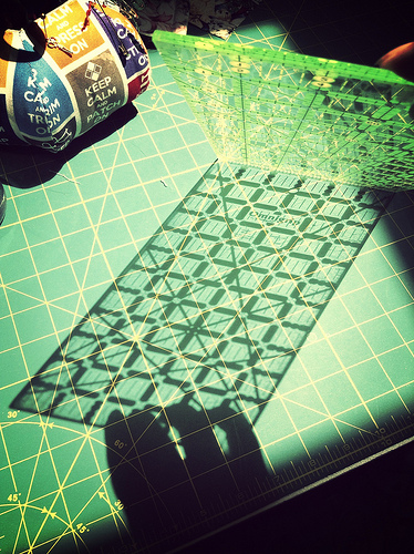 Goofing off with rulers