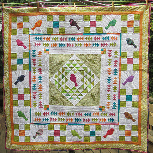 Portlandia Round Robin Quilt