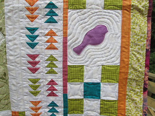 Portlandia Round Robin Quilt