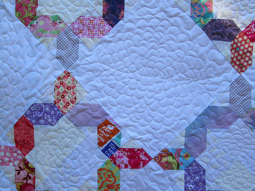Frilly quilt