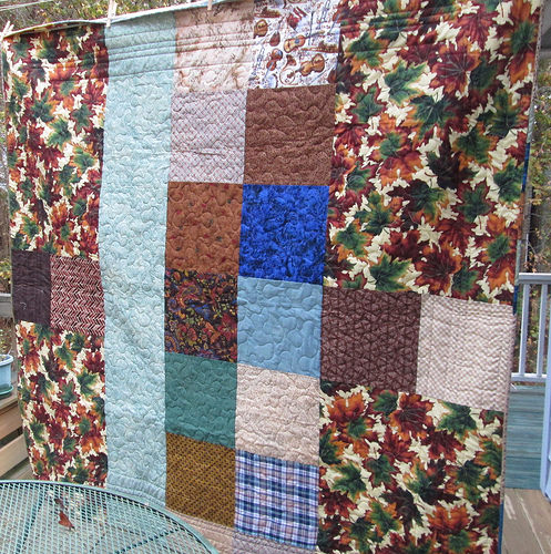 Aunt S's Quilt - Back