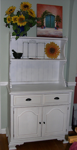 Refinished Kitchen Hutch