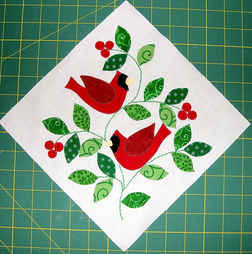 Jingle Applique Block 1