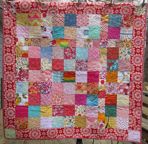 Pink Lady Scrappy Quilt