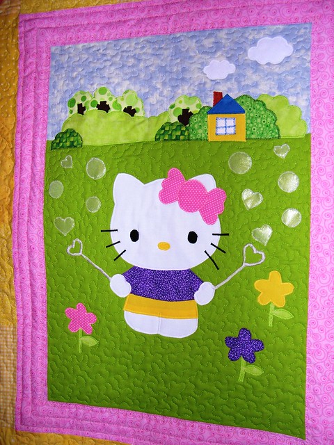 Hello Kitty Wallhanging Close-up